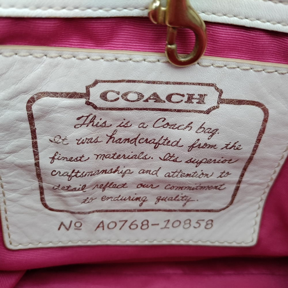 COACH signature multi-stripe hobo bag - Picture 3 of 12